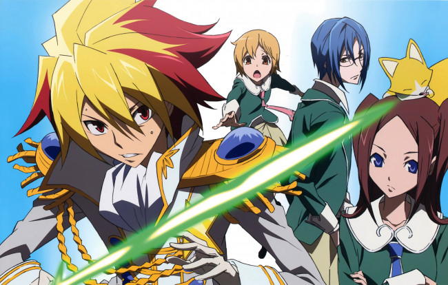 Обои картинки фото аниме, star driver, персонажи