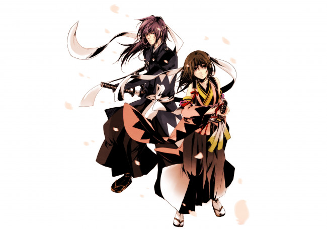 Обои картинки фото аниме, hakuouki, shinsengumi, kitan
