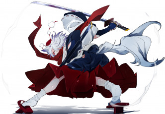 Картинка аниме touhou inubashiri momiji