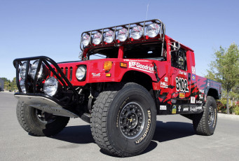 обоя hummer h1 alpha race truck 2006, автомобили, hummer, race, 2006, truck, красный, alpha, h1