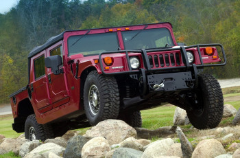 Картинка hummer+h1+alpha+2005 автомобили hummer alpha h1 2005 красный