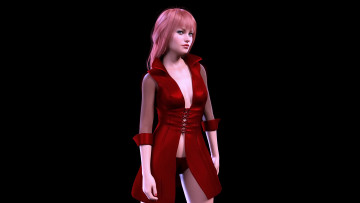 Картинка 3д+графика люди+ people девушка взгляд фон