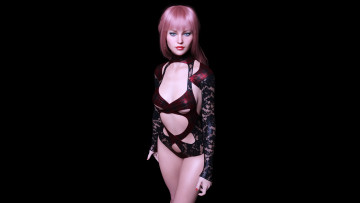 Картинка 3д+графика люди+ people фон девушка взгляд