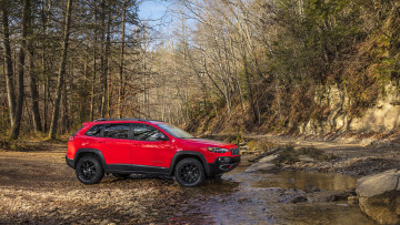 Картинка jeep+cherokee+trailhawk+2019 автомобили jeep red 2019 trailhawk cherokee