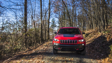 Картинка jeep+cherokee+trailhawk+2019 автомобили jeep cherokee red 2019 trailhawk