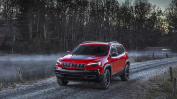 Картинка jeep+cherokee+trailhawk+2019 автомобили jeep red 2019 trailhawk cherokee