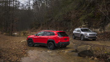 Картинка jeep+cherokee+trailhawk+and+cherokee+limited+2019 автомобили jeep limited cherokee 2019 trailhawk