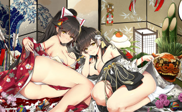 Картинка аниме azur+lane фон взгляд девушки