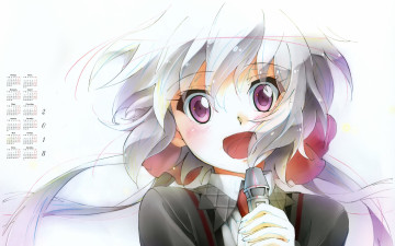 Картинка календари аниме 2018 лицо взгляд девушка