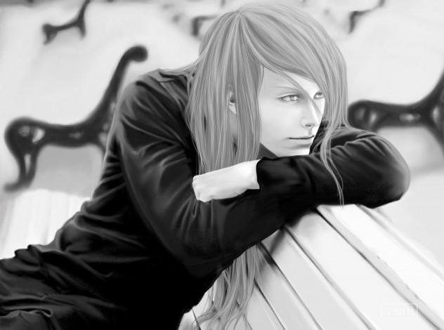 Обои картинки фото аниме, katekyo hitman reborn, скуало