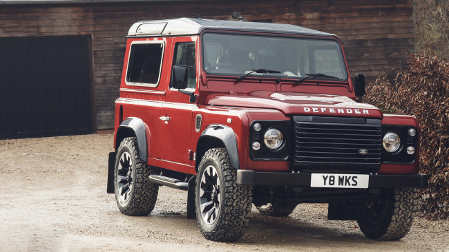Обои картинки фото land-rover defender works v8 2018, автомобили, land-rover, 2018, v8, works, defender