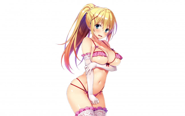 Обои картинки фото аниме, unknown,  другое , взгляд, девушка, фон