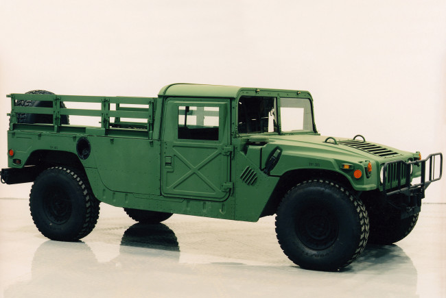 Обои картинки фото hmmwv-m1097a2, техника, военная техника, внедорожник, джип, зелёный