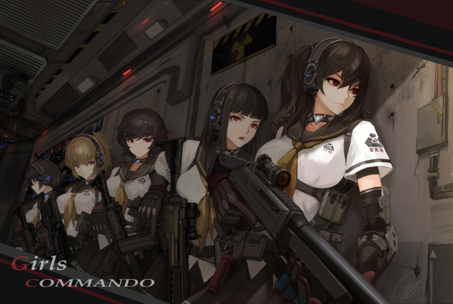 Обои картинки фото аниме, оружие,  техника,  технологии, tagme, artist