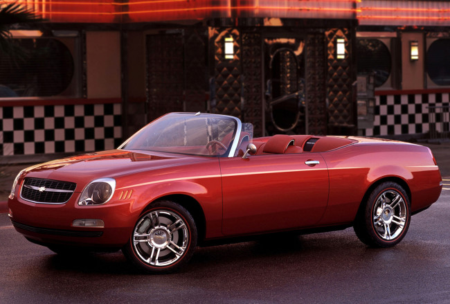 Обои картинки фото chevrolet bel air concept 2002, автомобили, chevrolet, bel, 2002, concept, air