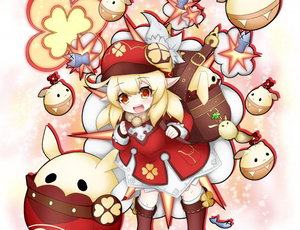 Обои картинки фото аниме, genshin impact, genshin, impact