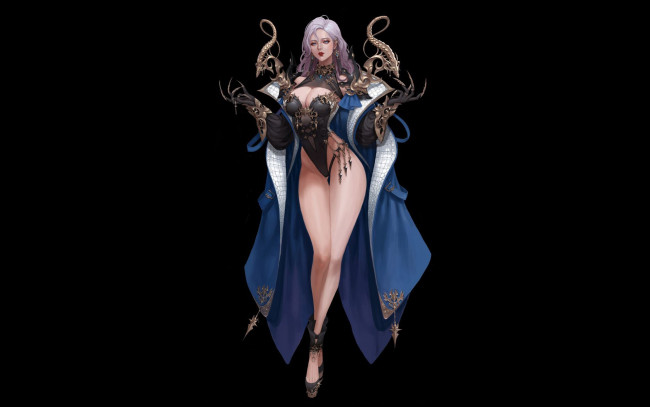 Обои картинки фото фэнтези, девушки, девушка, плащ