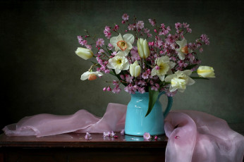 Картинка цветы букеты +композиции натюрморт
