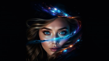 Картинка фэнтези девушки нейросети графика нейроарт ai art нейронные сети рисунки нейро искусство