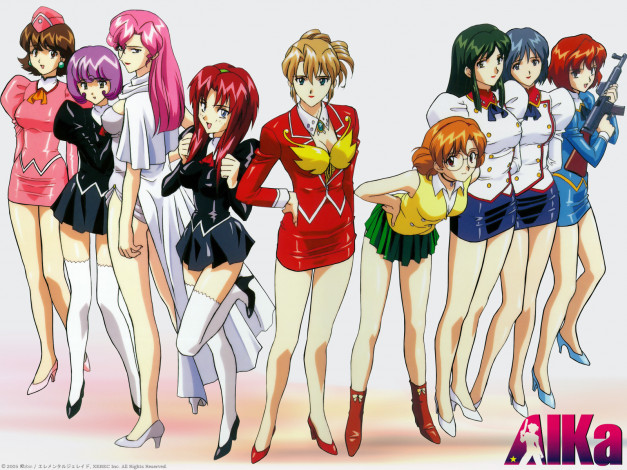 Обои картинки фото аниме, agent, aika