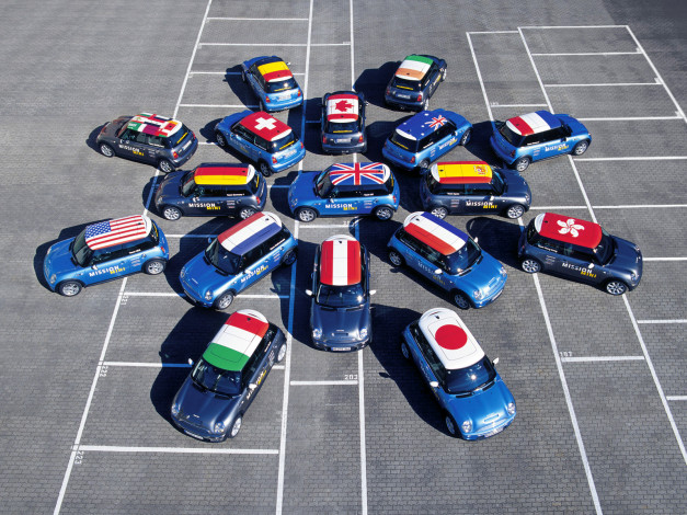 Обои картинки фото автомобили, mini