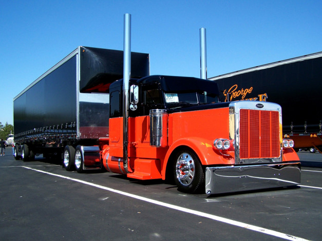 Обои картинки фото автомобили, peterbilt
