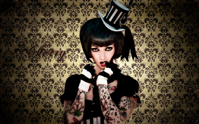 Обои картинки фото Cherry Dollface, девушки