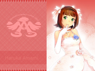 Картинка аниме idolm@ster девушка цветы