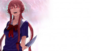 Картинка mirai nikki аниме gasai yuno