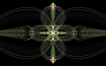 Картинка 3д графика fractal фракталы фон узор