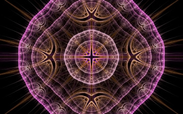 Картинка 3д графика fractal фракталы фон узор
