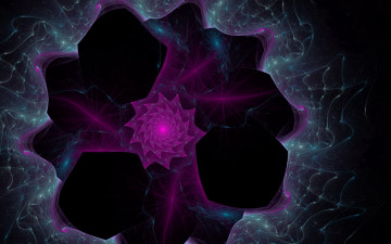 Картинка 3д графика fractal фракталы узор фон