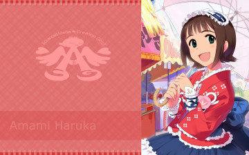 Картинка аниме idolm@ster зонтик девушка