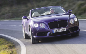 Картинка автомобили bentley скорость поворот