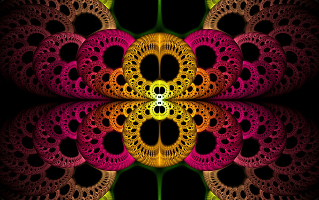 Обои картинки фото 3д, графика, fractal, фракталы, фон, узор