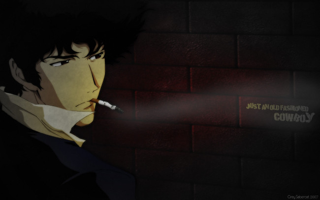 Обои картинки фото аниме, cowboy, bebop, spike