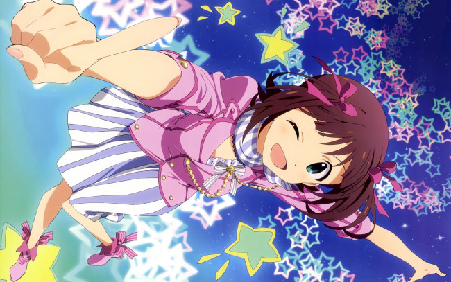 Обои картинки фото аниме, idolm@ster, девушка