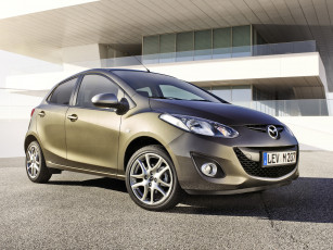 обоя автомобили, mazda, mazda2, sendo, de2, 2014г