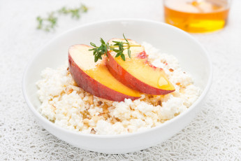 Картинка еда масло +молочные+продукты персик творог