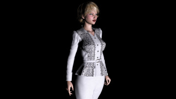 обоя 3д графика, people , люди, фон, девушка, взгляд