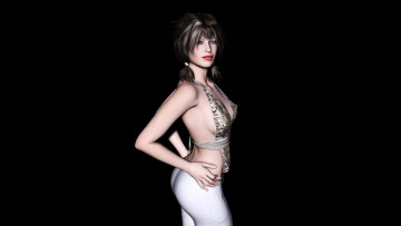 Картинка 3д+графика people+ люди фон взгляд девушка