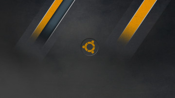 Картинка компьютеры ubuntu+linux полосы фон логотип