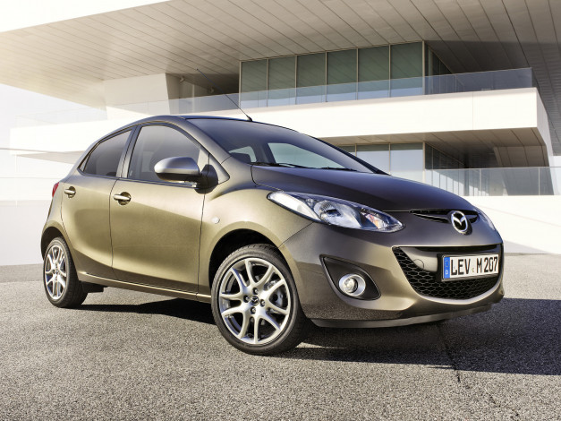Обои картинки фото автомобили, mazda, mazda2, sendo, de2, 2014г