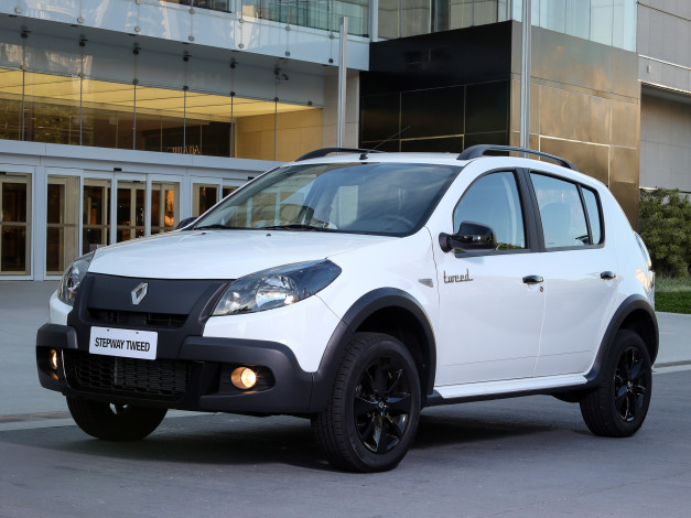 Обои картинки фото автомобили, renault, sandero, stepway, tweed, 2014