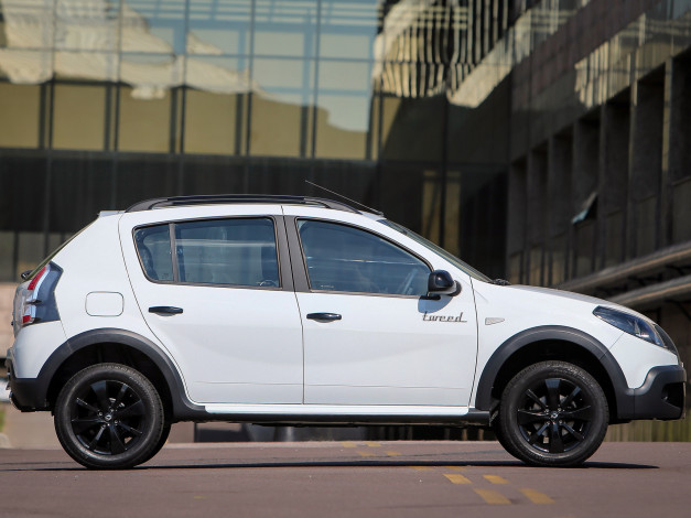 Обои картинки фото автомобили, renault, sandero, stepway, tweed, 2014