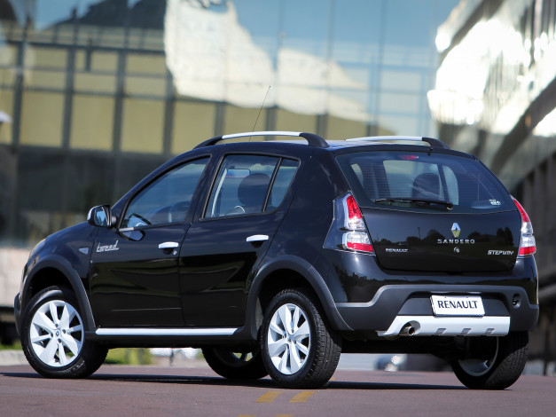Обои картинки фото автомобили, renault, sandero, stepway, tweed, 2014г
