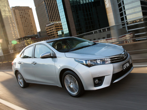 Обои картинки фото автомобили, toyota, corolla, sedan, zr, 2014г