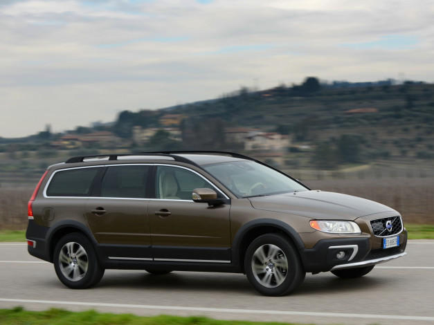 Обои картинки фото автомобили, volvo, xc70, d4, polar, 2014