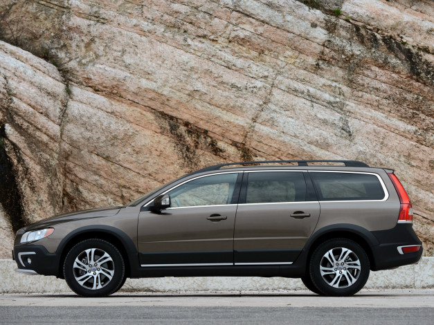 Обои картинки фото автомобили, volvo, xc70, d4, polar, 2014