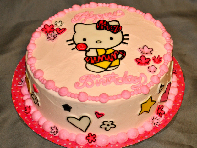 Обои картинки фото еда, торты, украшение, крем, торт